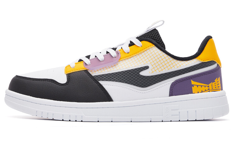

Кроссовки Peerless Master Skateboarding Shoes Men Low Top White/Hibiscus Purple Erke