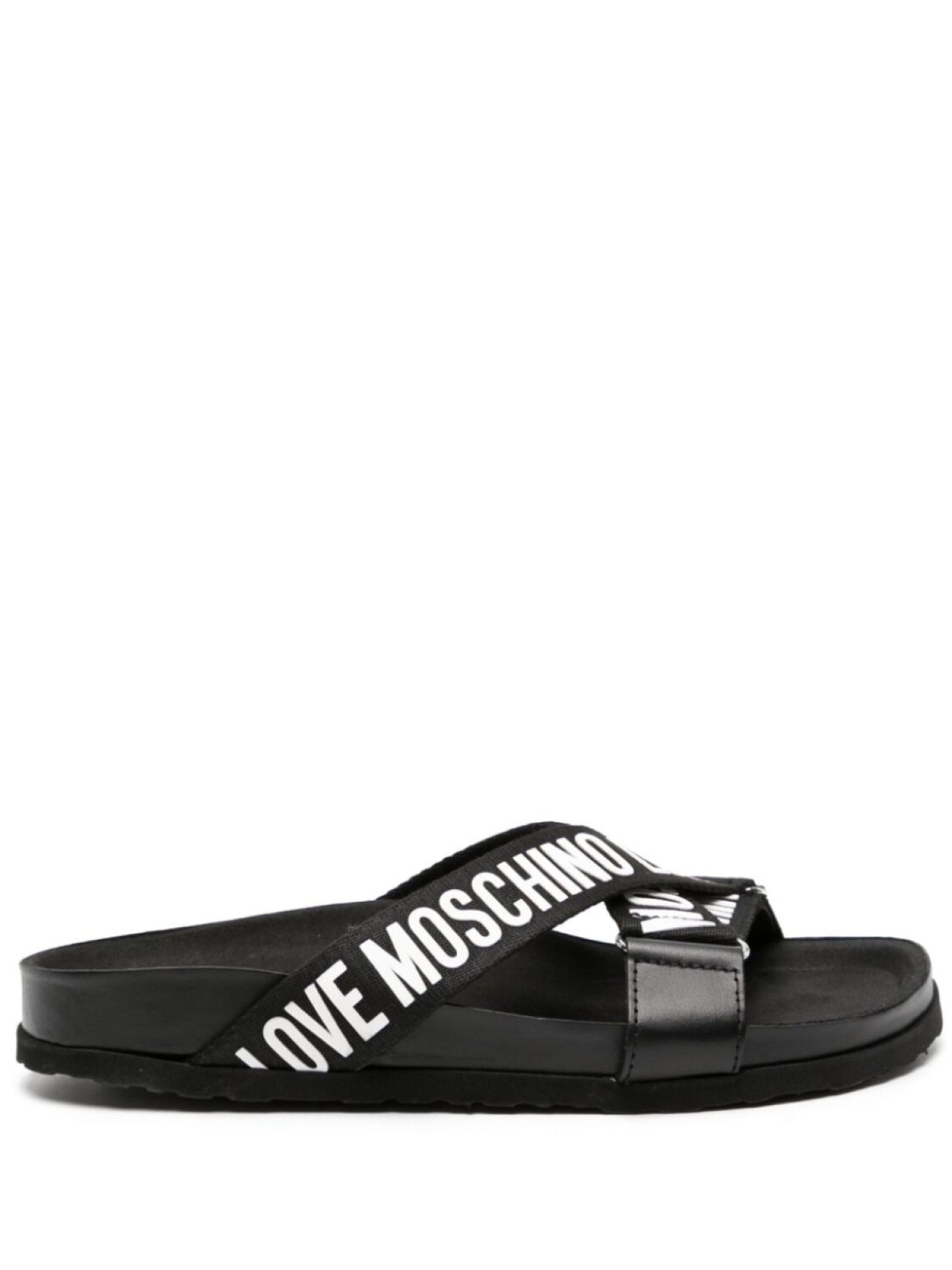 

Love Moschino шлепанцы с логотипом, черный