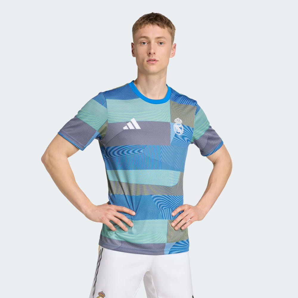 

Джерси Adidas Real Madrid 25/26 Pre-Match Jersey, цвет Blue Bird