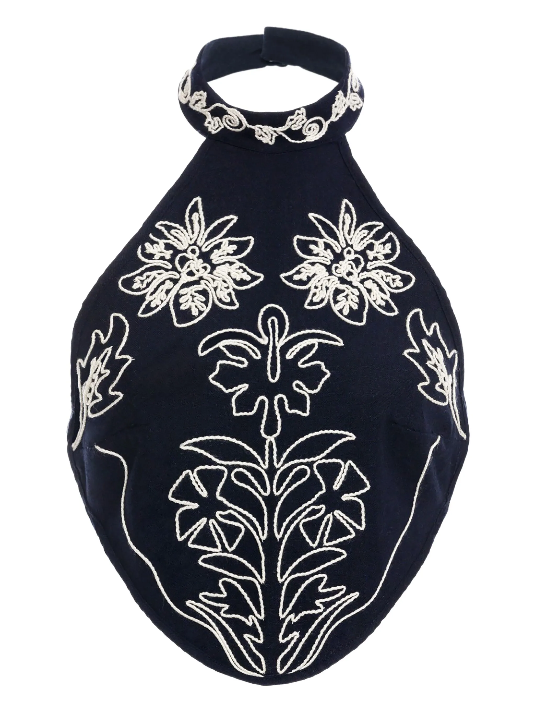 

Топ Elay с вырезом халтер и вышивкой Agua Bendita, синий