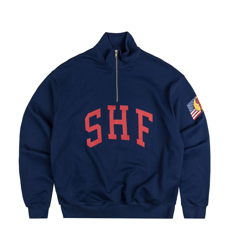 

Свитер shf 1/4 zip sweater Sky High Farm Universe, синий