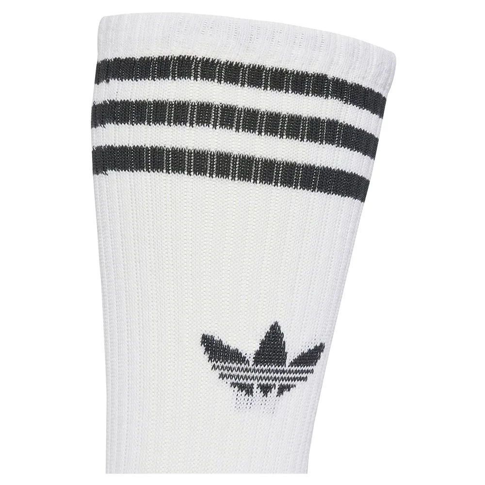 Носки 3 шт adidas Originals 3 Stripes High crew, белый — фото 3