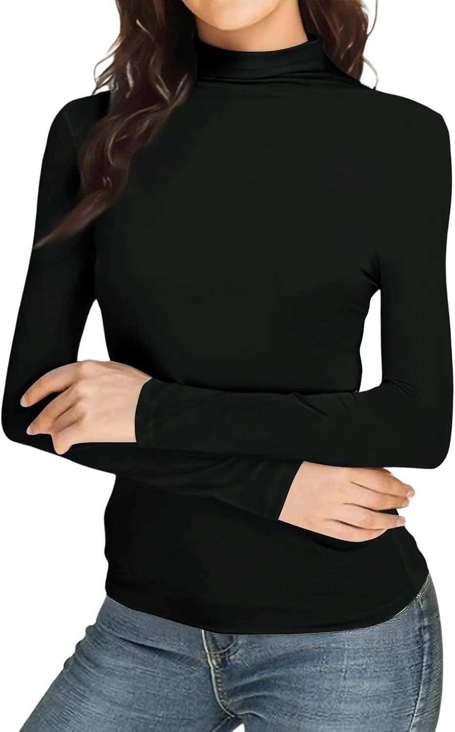 

Женская водолазка с длинным рукавом Shusuen