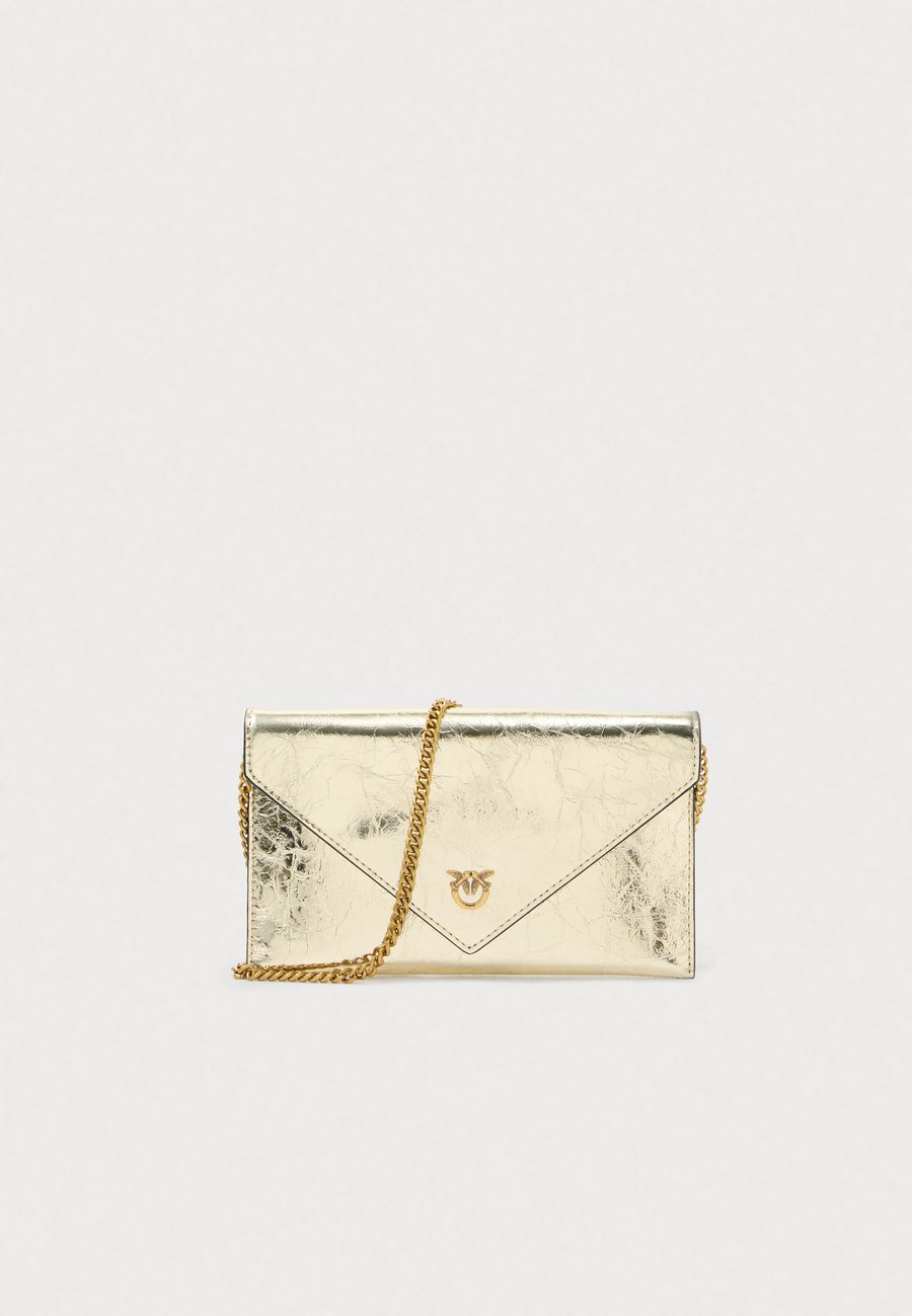 

Сумка кросс-боди Pinko FLAT PURSE MINI, Antique Gold-Coloured/Gold-Coloured