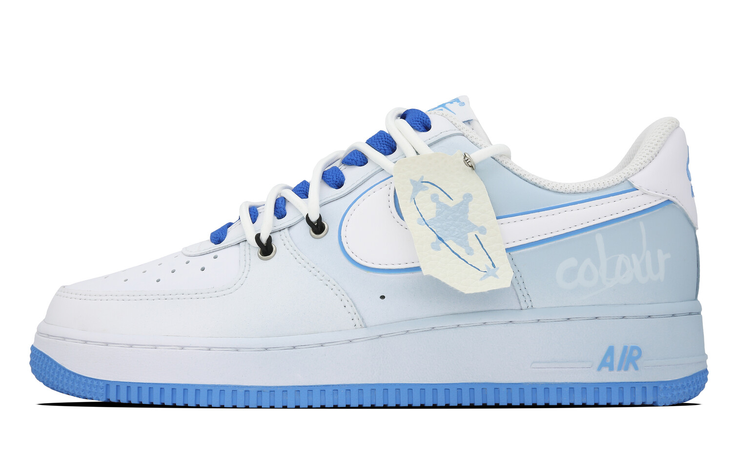 

Мужские кроссовки для скейтбординга Nike Air Force 1, Dopamine blue