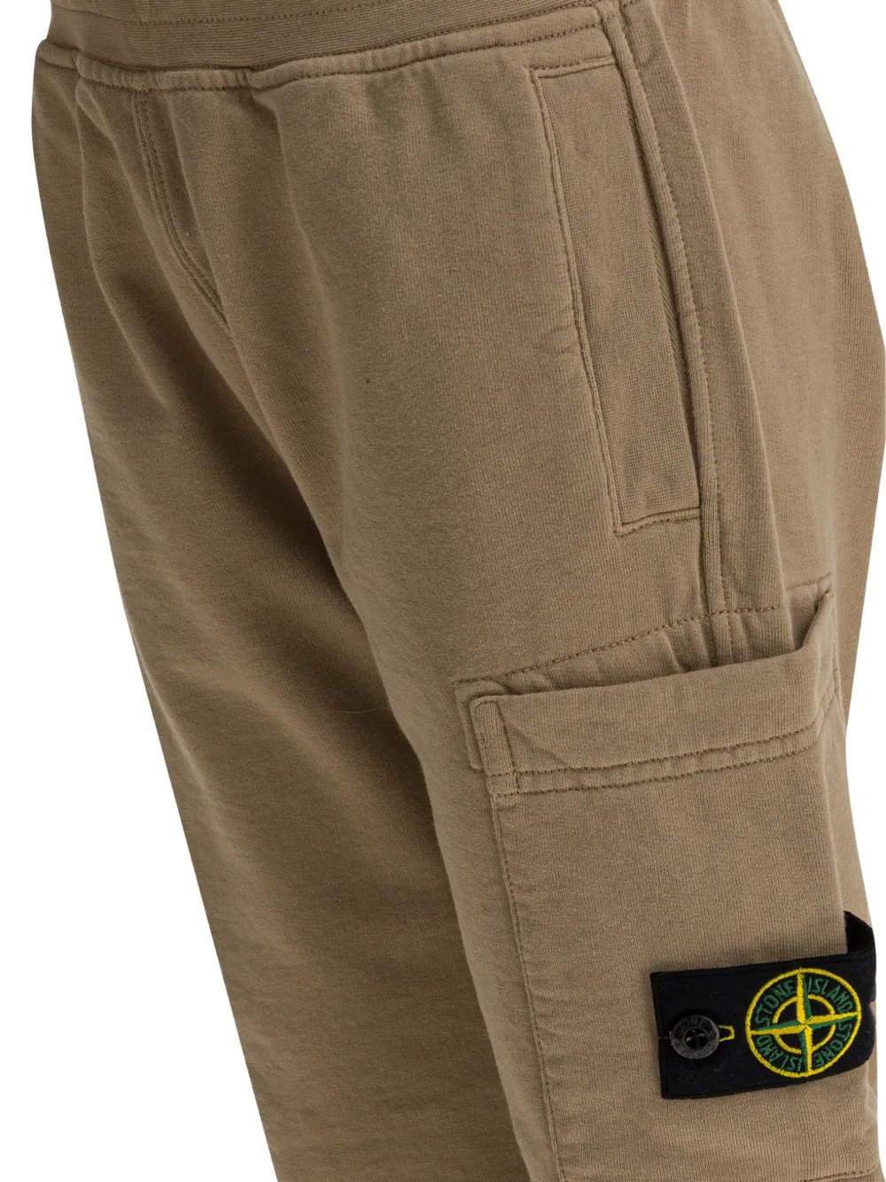 Спортивные брюки с карманами Stone Island Junior, бежевый — фото 3