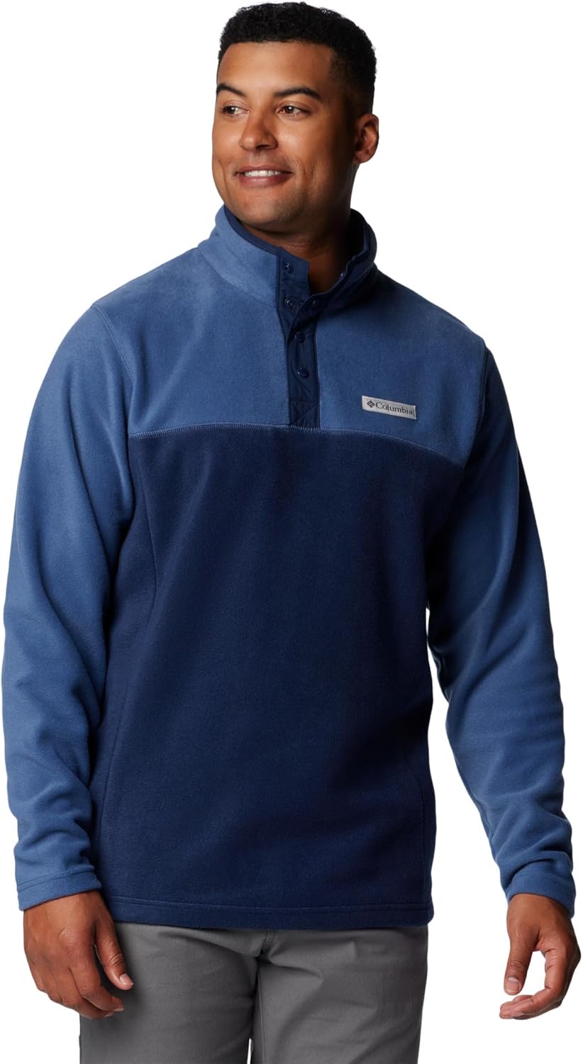 

Columbia мужская куртка Steens Mountain Half Snap Fleece, Collegiate Navy/Dark Mountain, Large