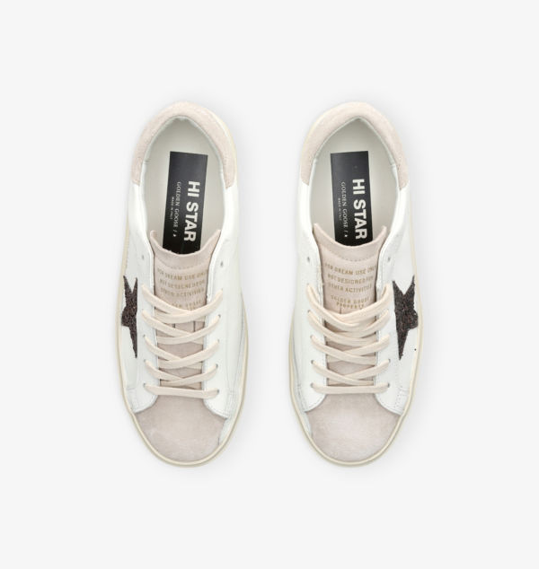 Низкие кожаные кроссовки Hi star 10318 Golden Goose, мультиколор — фото 2