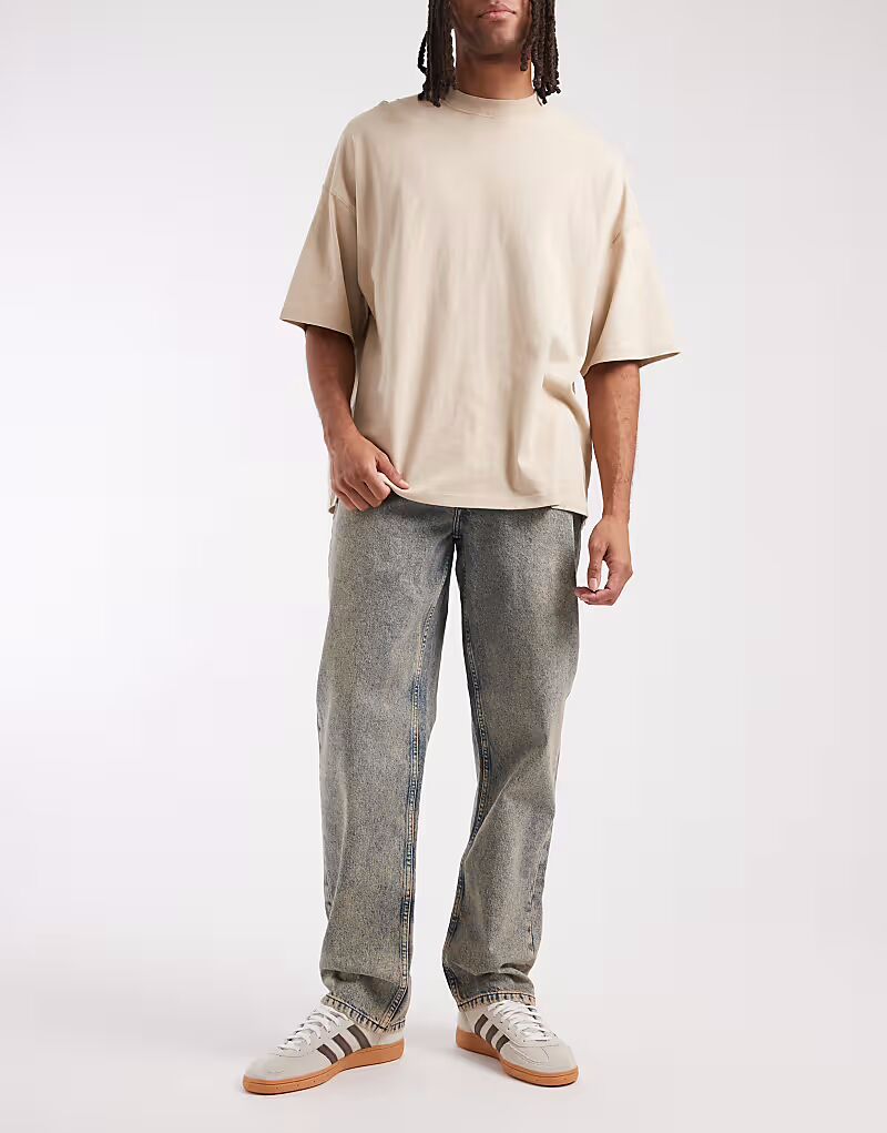 

Прямые джинсы светло-голубого цвета Asos Design