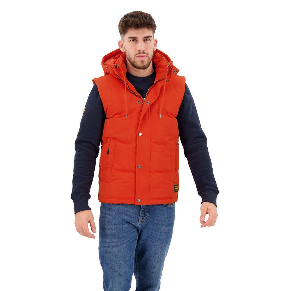 

Жилет Superdry Everest Down Vest, оранжевый
