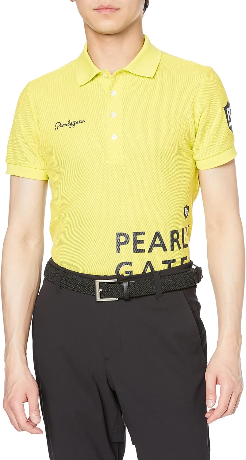 

Мужская поло-рубашка с коротким рукавом Parly Gates 053-3160401 (легкая, базовая) / для гольфа Pearly Gates, лайм