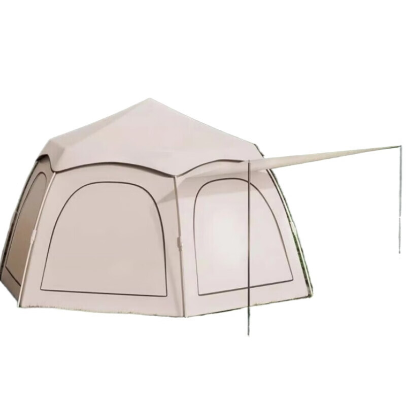 

Ngnlw шестиугольная палатка для кемпинга на открытом воздухе, полностью автоматическое непромокаемое утолщенное туристическое снаряжение