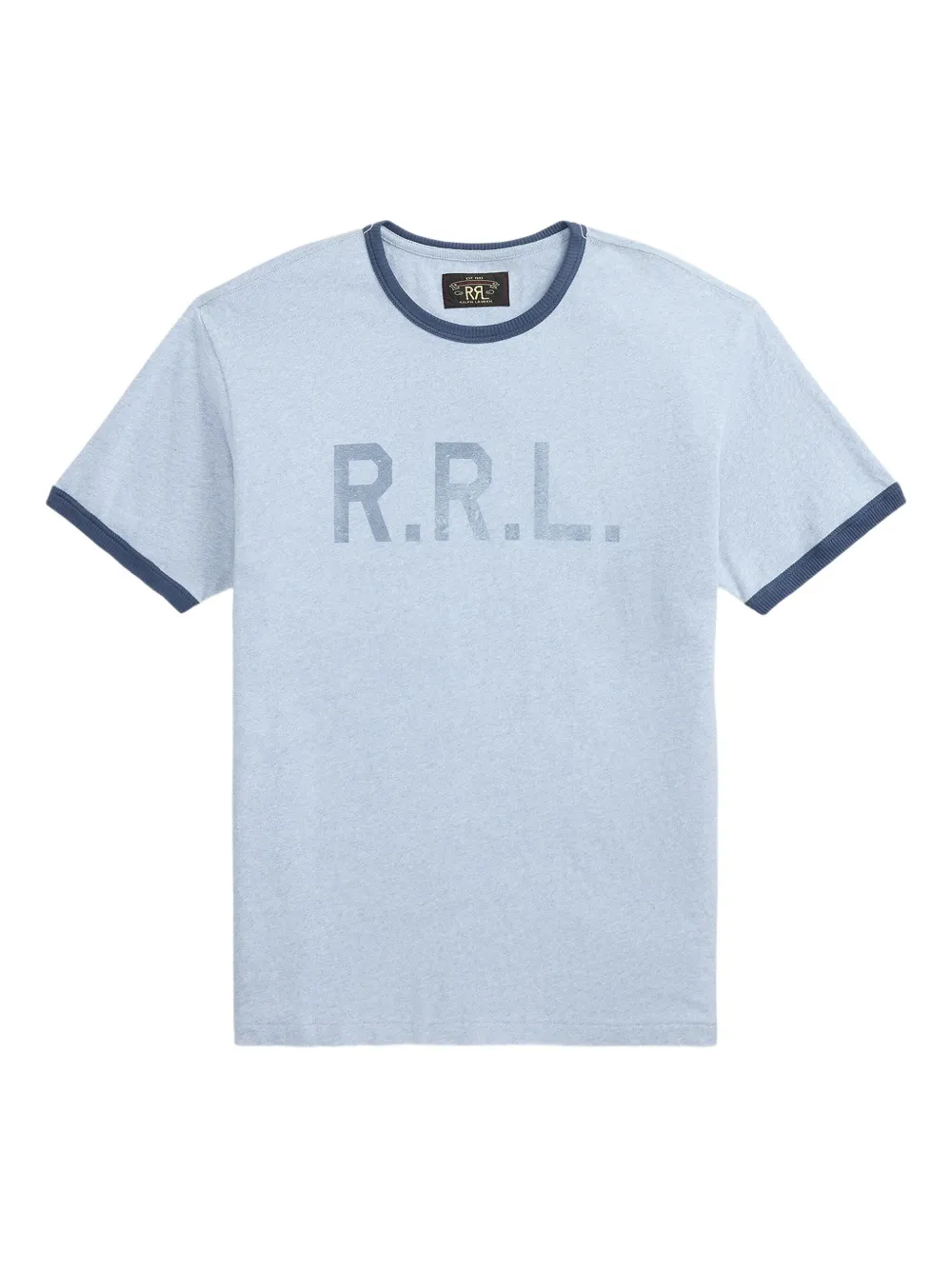 

Футболка с круглым вырезом Ralph Lauren RRL, синий