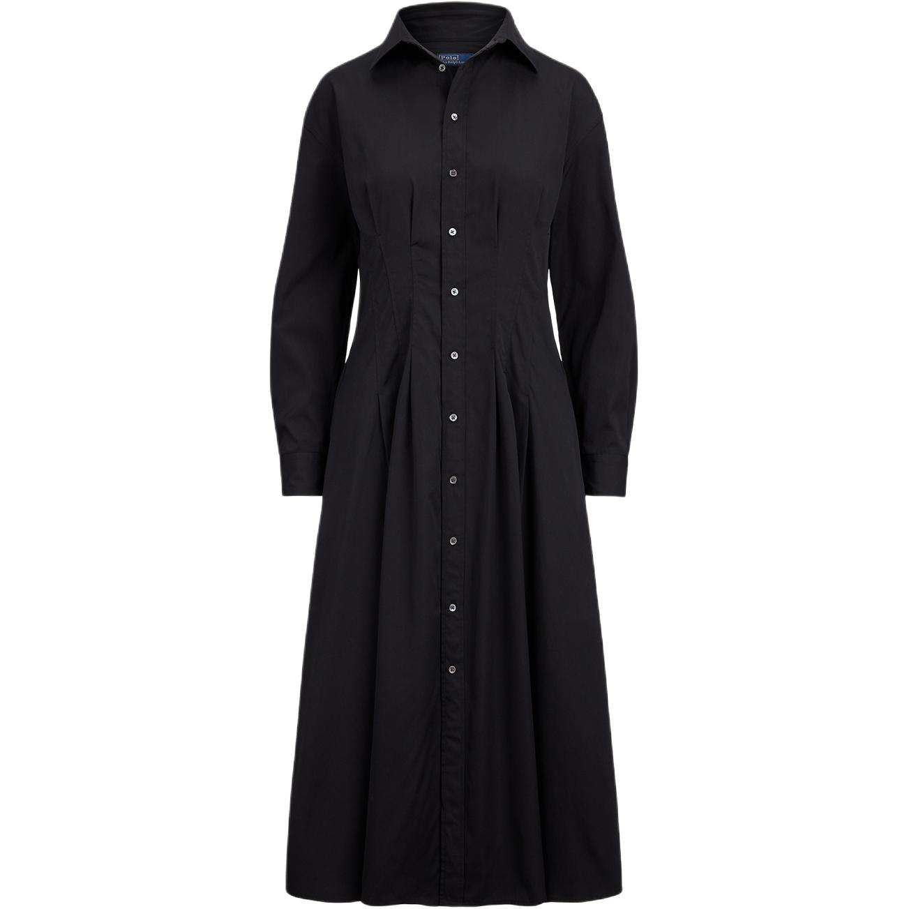 

Женское платье с длинными рукавами FW25 Polo Ralph Lauren, черный
