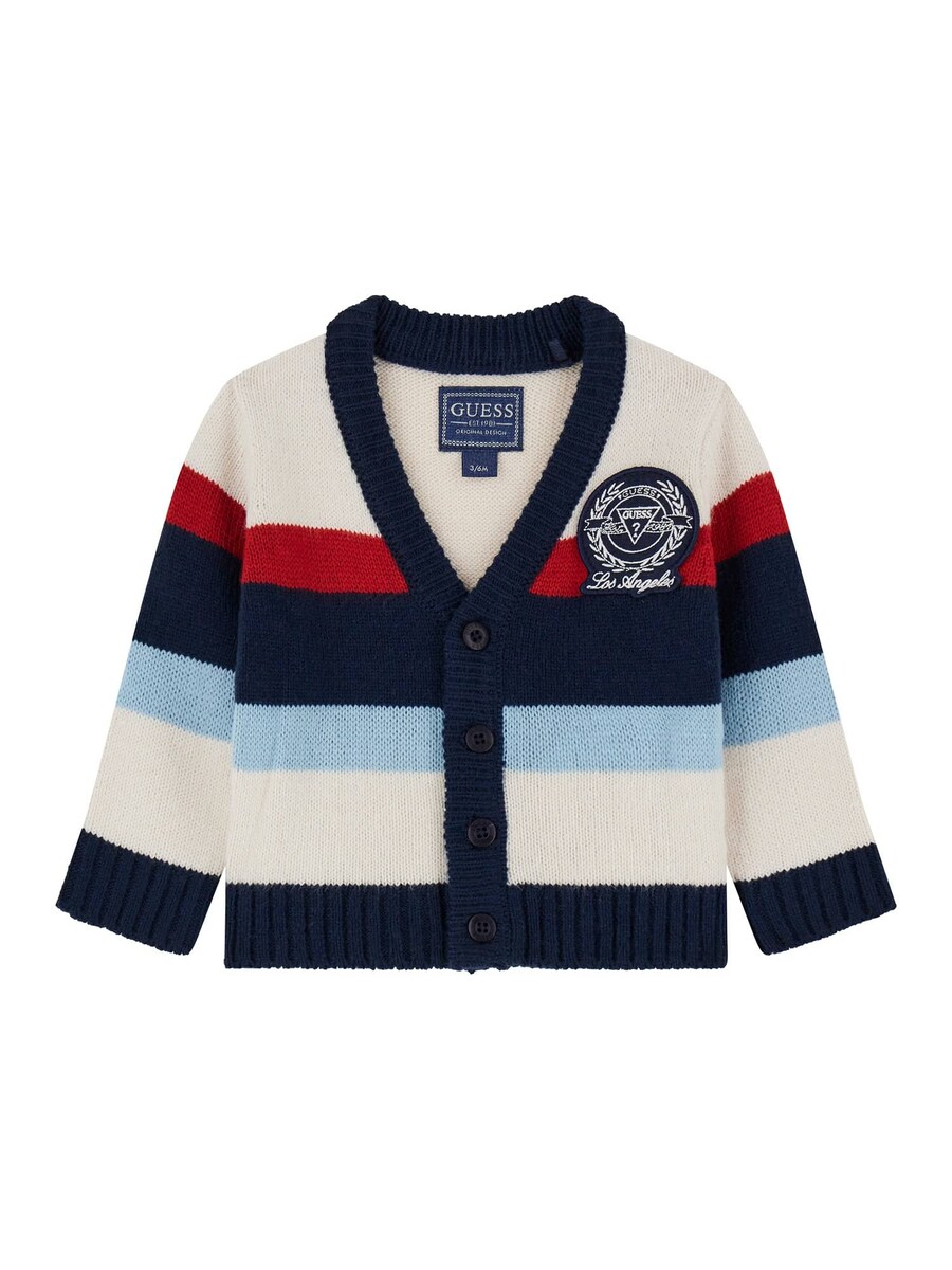 

Вязаный кардиган GUESS, Beige/Blue