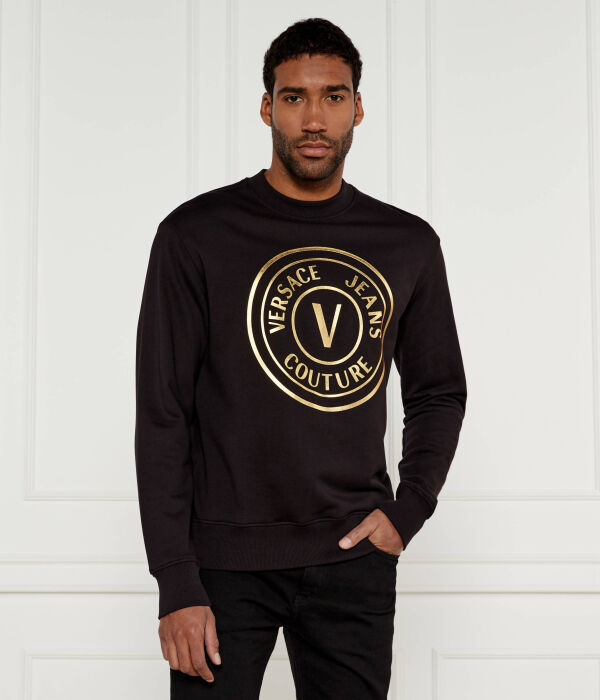 

Свитер Regular fit Versace Jeans Couture, черный