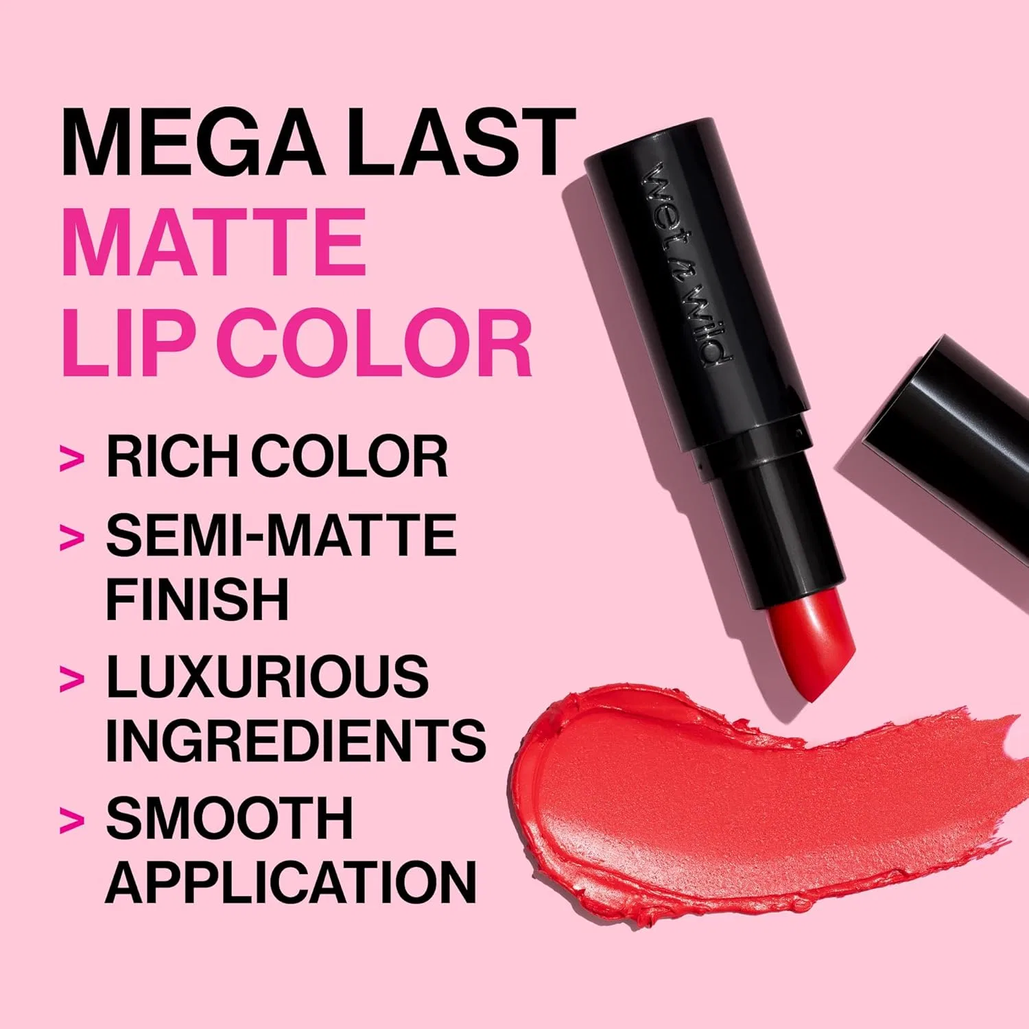 Жидкая матовая помада Wet n Wild Mega Last Matte Lip Colour Wet N Wild, Stoplight Red — фото 3