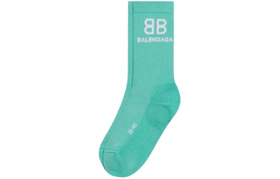 

Balenciaga Женские носки до колена, 1 двухместный (голубое озеро)