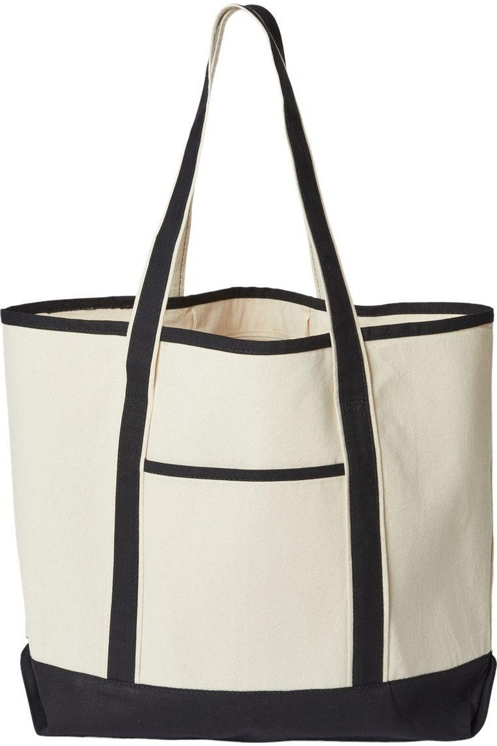 

Рекламная сумка OAD Heavyweight Large Tote, цвет natural/ black