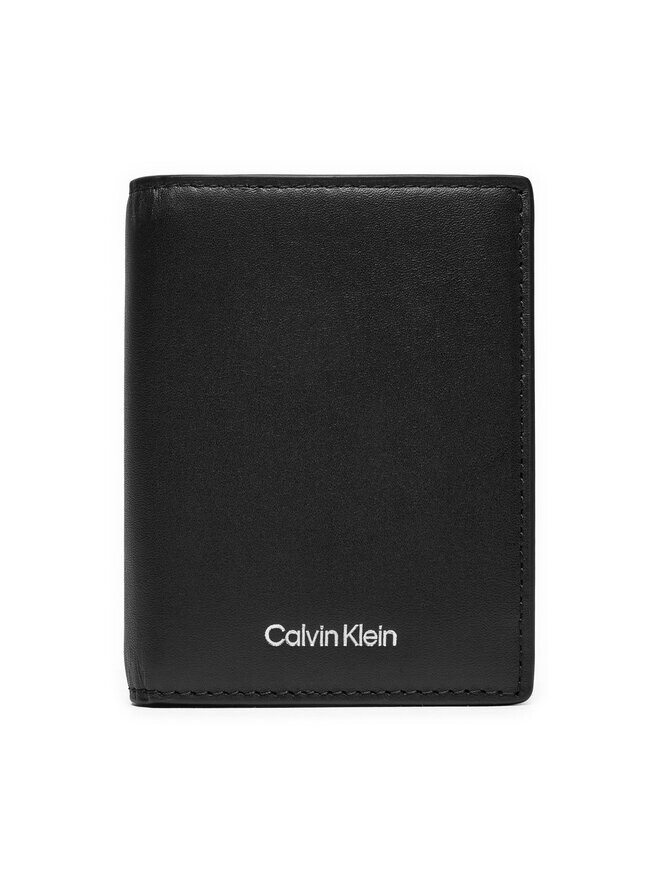 

Большой мужской кошелек Calvin Klein Ck Sleek Bifold 7cc W/Coin K50K512694, черный