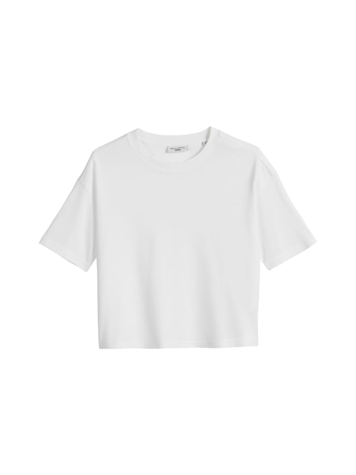 

Укороченная футболка оверсайз белого цвета Marc O'Polo DENIM