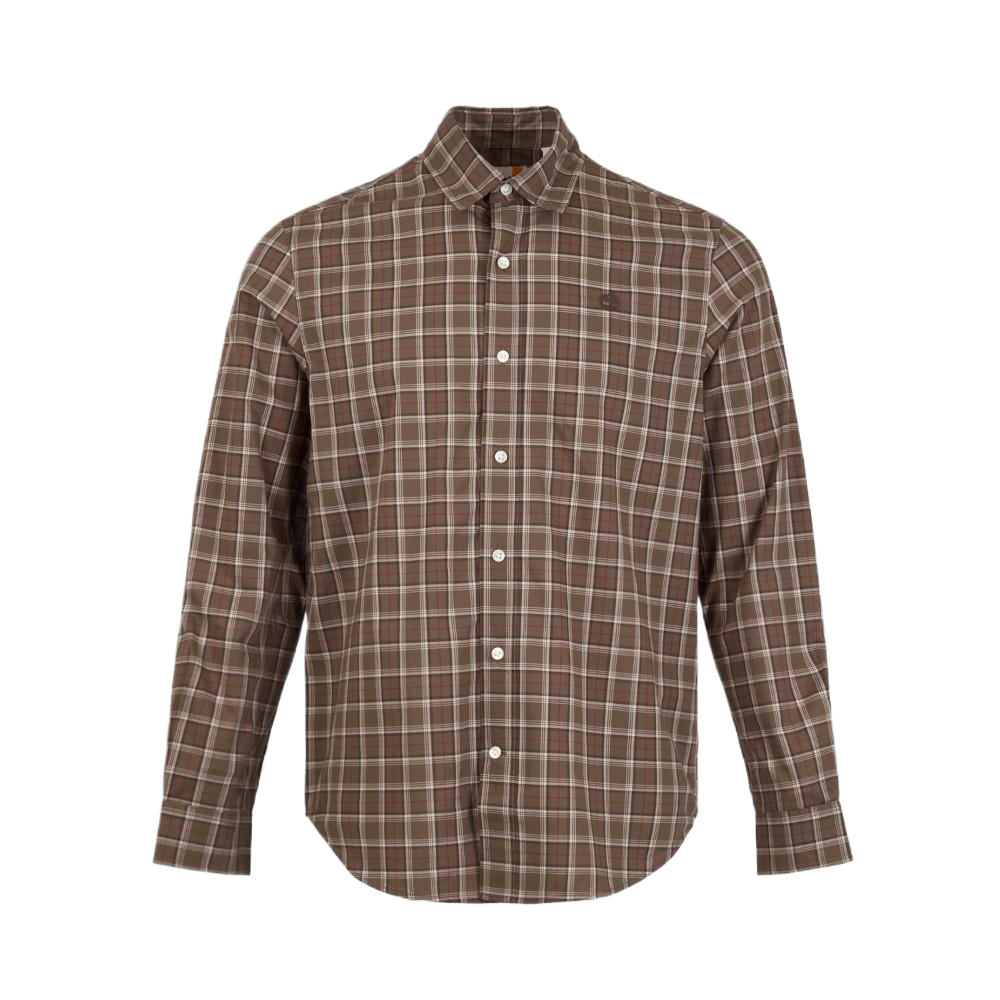 

Timberland Рубашка мужская коричневая в клетку