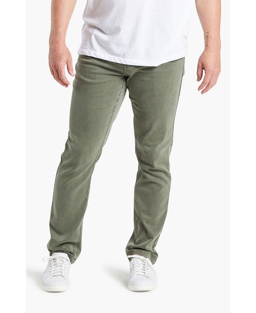 

Мужские джинсы классического кроя (из фирменного эластичного денима) Mugsy, Army green