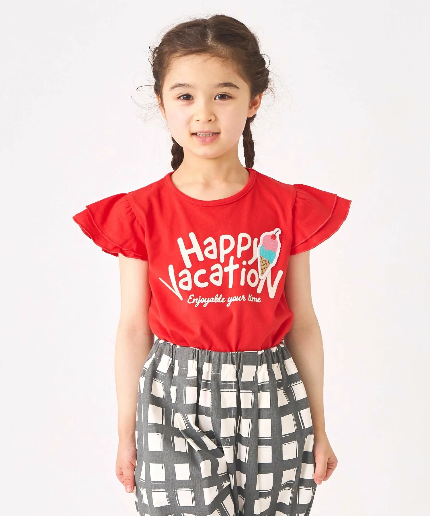 Футболка с коротким рукавом и нашивкой Ever Closet, Light Red