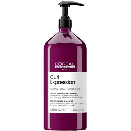 

Curl Expression Увлажняющий и увлажняющий шампунь для локонов и локонов 1500 мл, L'Oreal