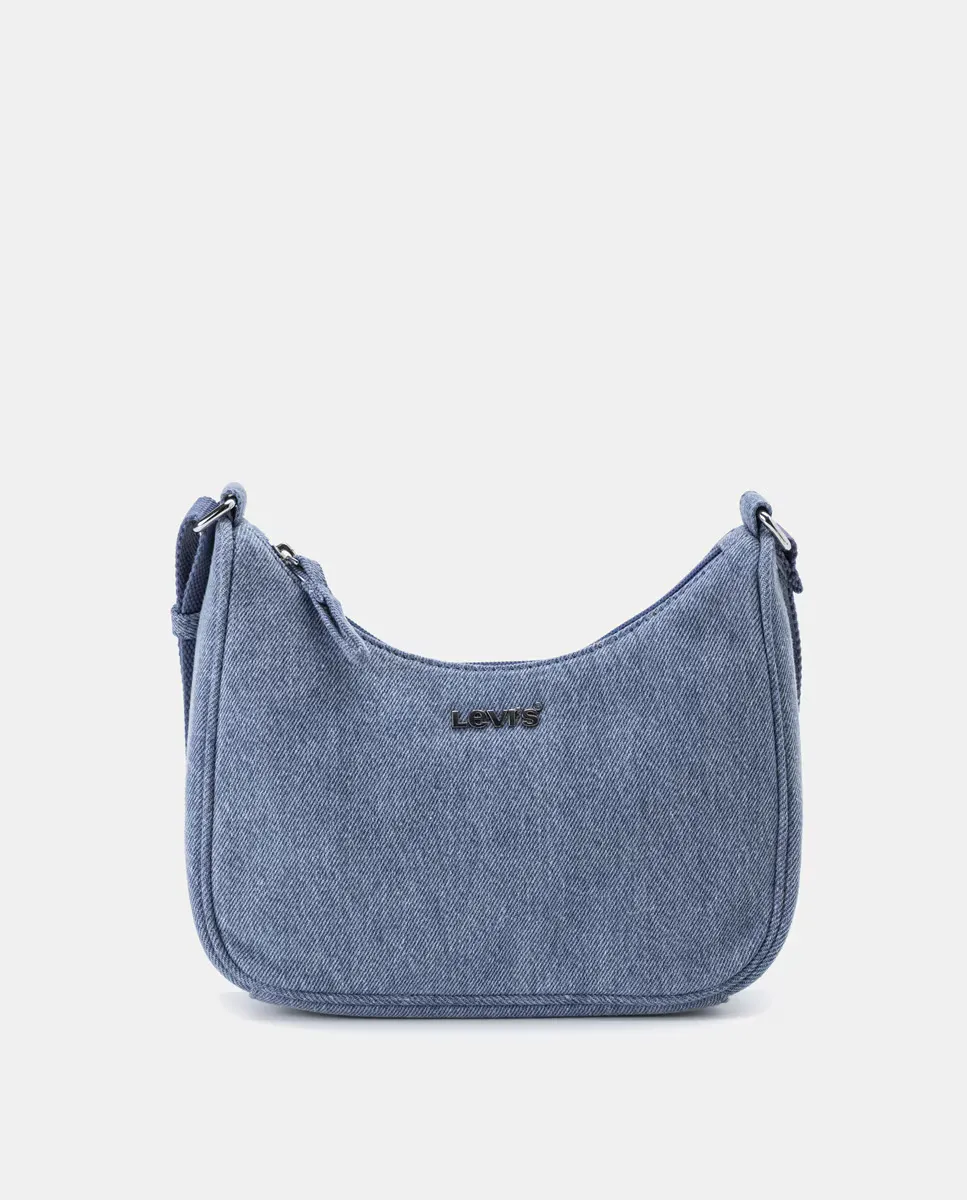 

Маленькая сумка через плечо в форме полумесяца Levi's, синий