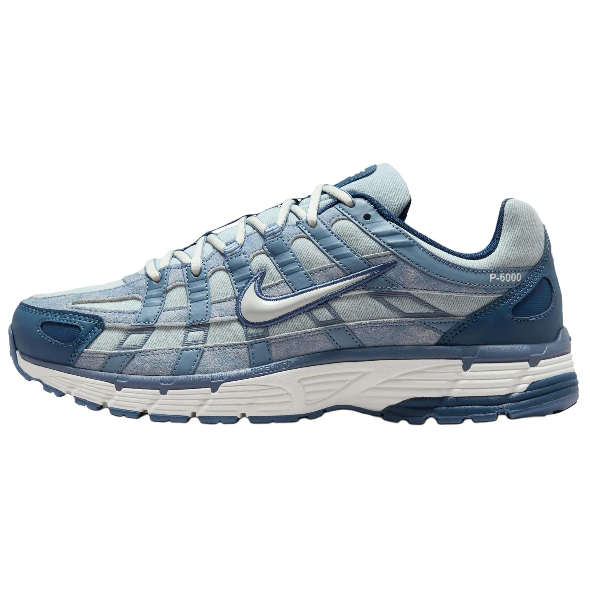 

Nike Кроссовки для бега P 6000 с низким верхом, устойчивые к истиранию, синие, мужские