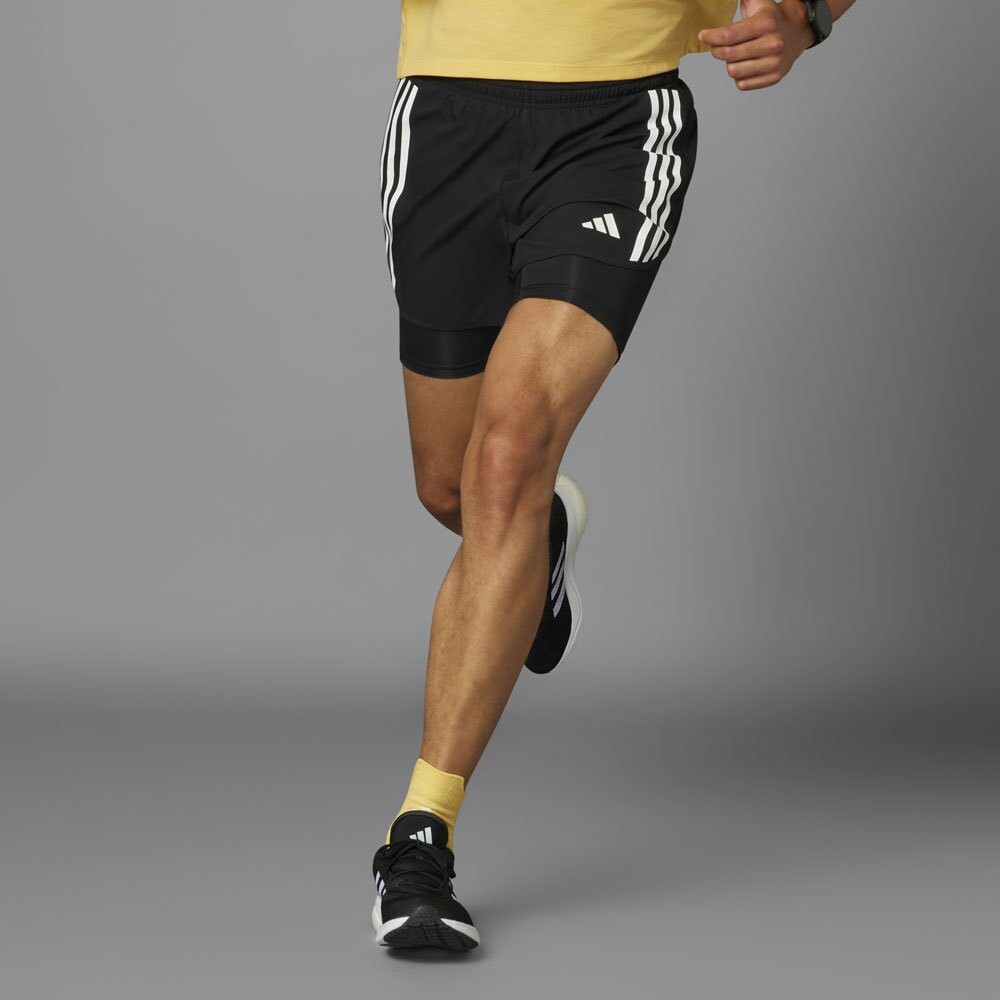 

Шорты adidas Own The Run Excite 3 Stripes 2In1, черный