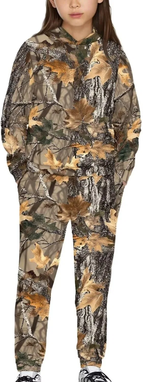 Детский спортивный костюм Xpyiqun, 2 предмета, Camo B