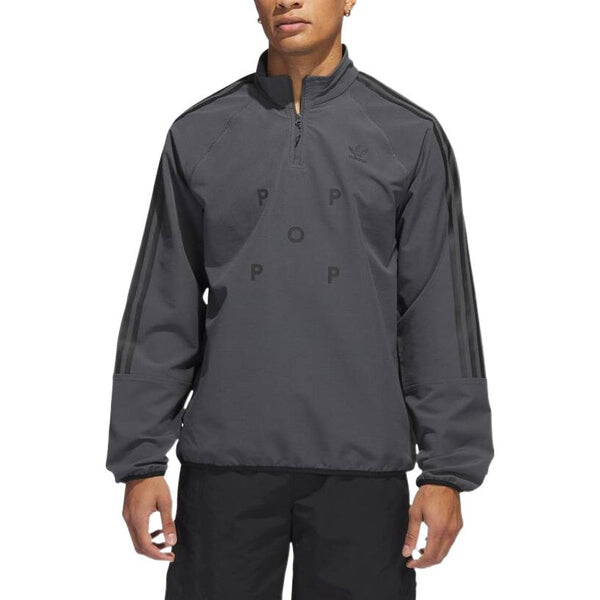 Куртка Adidas Thermal Long Sleeve Jersey x Pop Trading Company 'Grey', серый — фото 4
