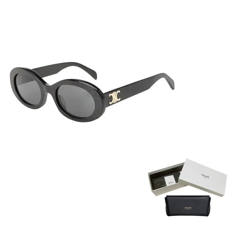 

CELINE Солнцезащитные очки овальной формы Eyewear Oval Frame, Black