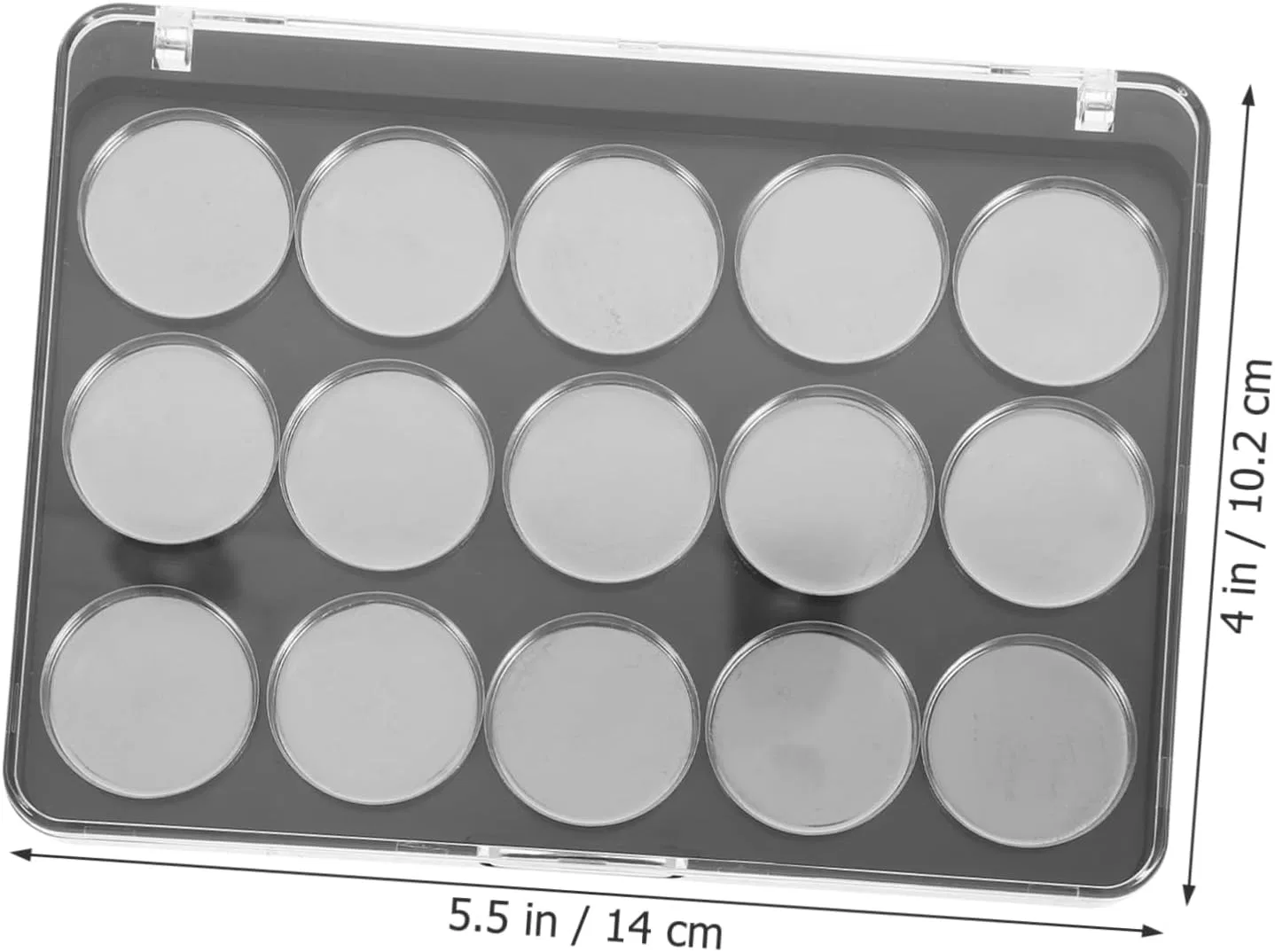 Магнитная палетка для теней VALICLUD черная 14x10.2x1.4 см — фото 4