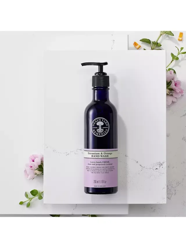 Жидкое мыло для рук с ароматом герани и апельсина, 200 мл Neal's Yard Remedies — фото 2