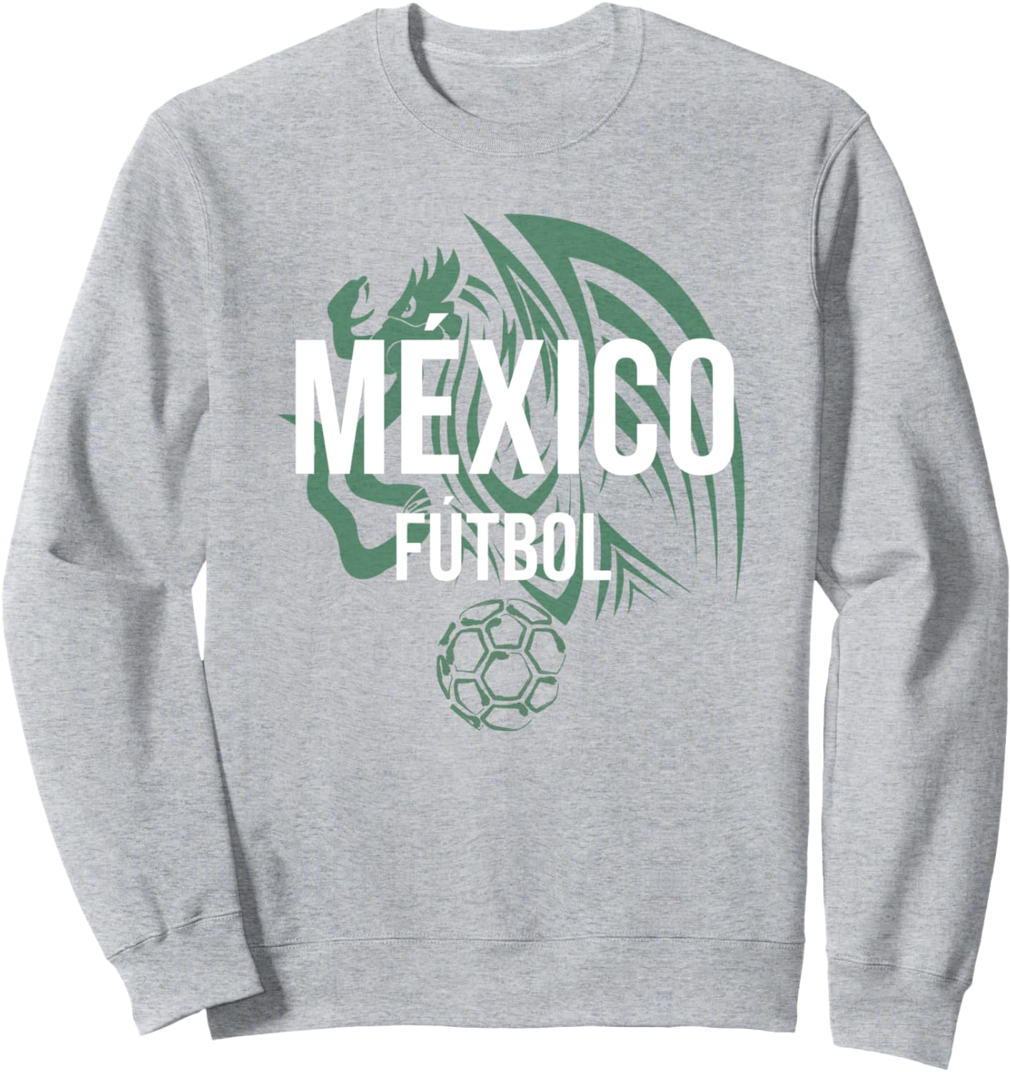 

Футбольная толстовка Simple Line Mexico Trendy Apparel, серый