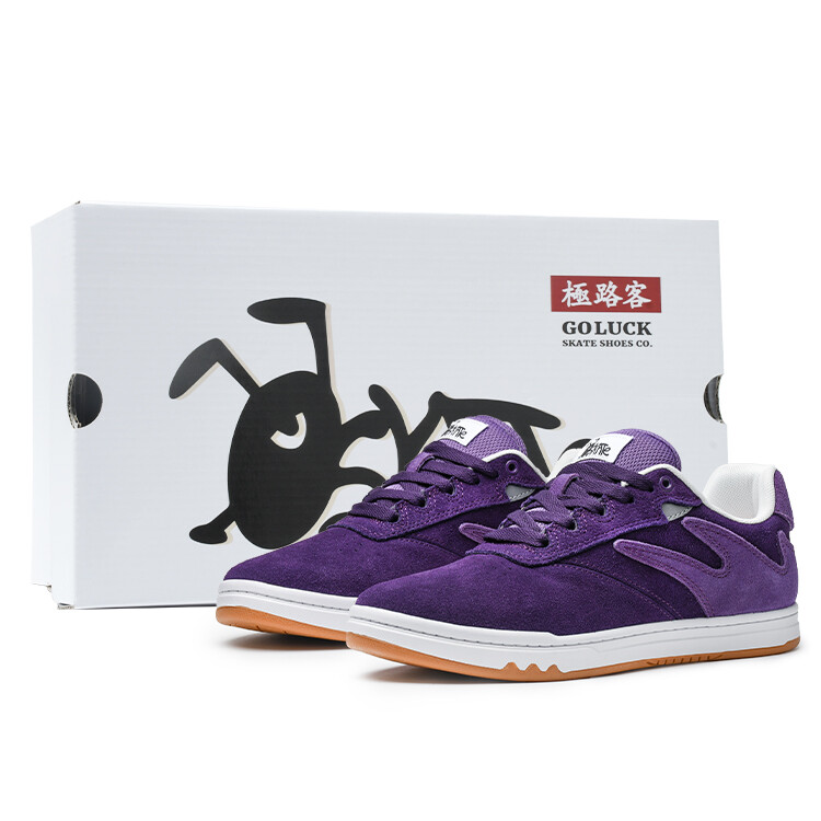 

Кроссовки GOLUCK Skateboarding Shoes Unisex Low-top Purple, фиолетовый