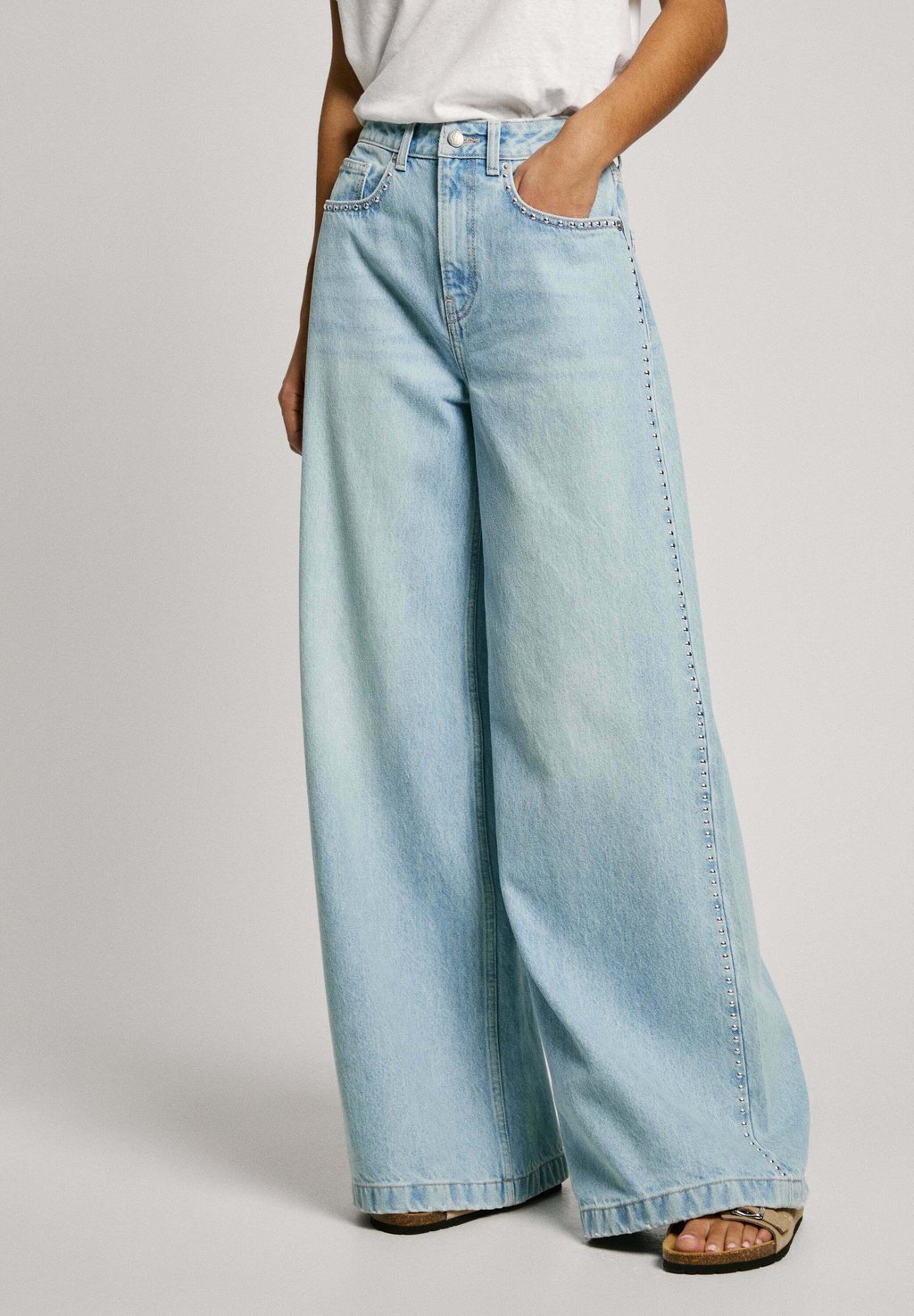 

Джинсы свободного кроя MW STUD Pepe Jeans, деним