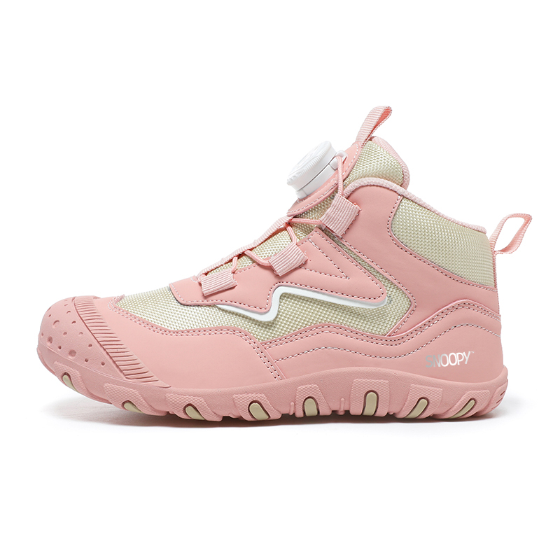 

Нескользящая, износостойкая, водонепроницаемая и сбалансированная детская обувь для отдыха на природе SNOOPY, розовый