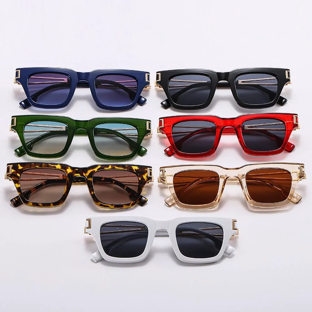 

Винтажные маленькие солнцезащитные очки для мужчин и женщин, роскошные ретро-очки унисекс, популярные модели, защита от ультрафиолета UV400 TKKTLLT, Black