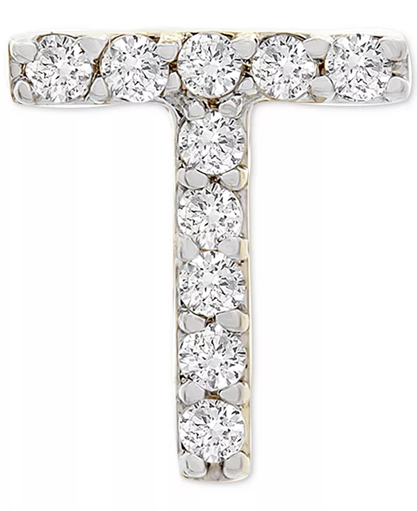 

Серьга-Гвоздик с бриллиантом (1/20 карата) из 14-каратного золота, созданная для Macy's Wrapped, t