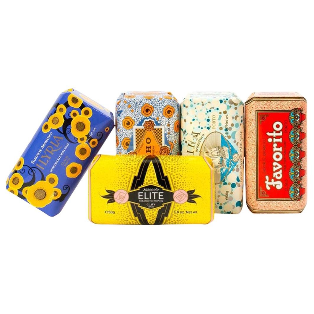 Мыло для тела banho citron verbena mini soap Claus Porto, вес 50 гр. — фото 2