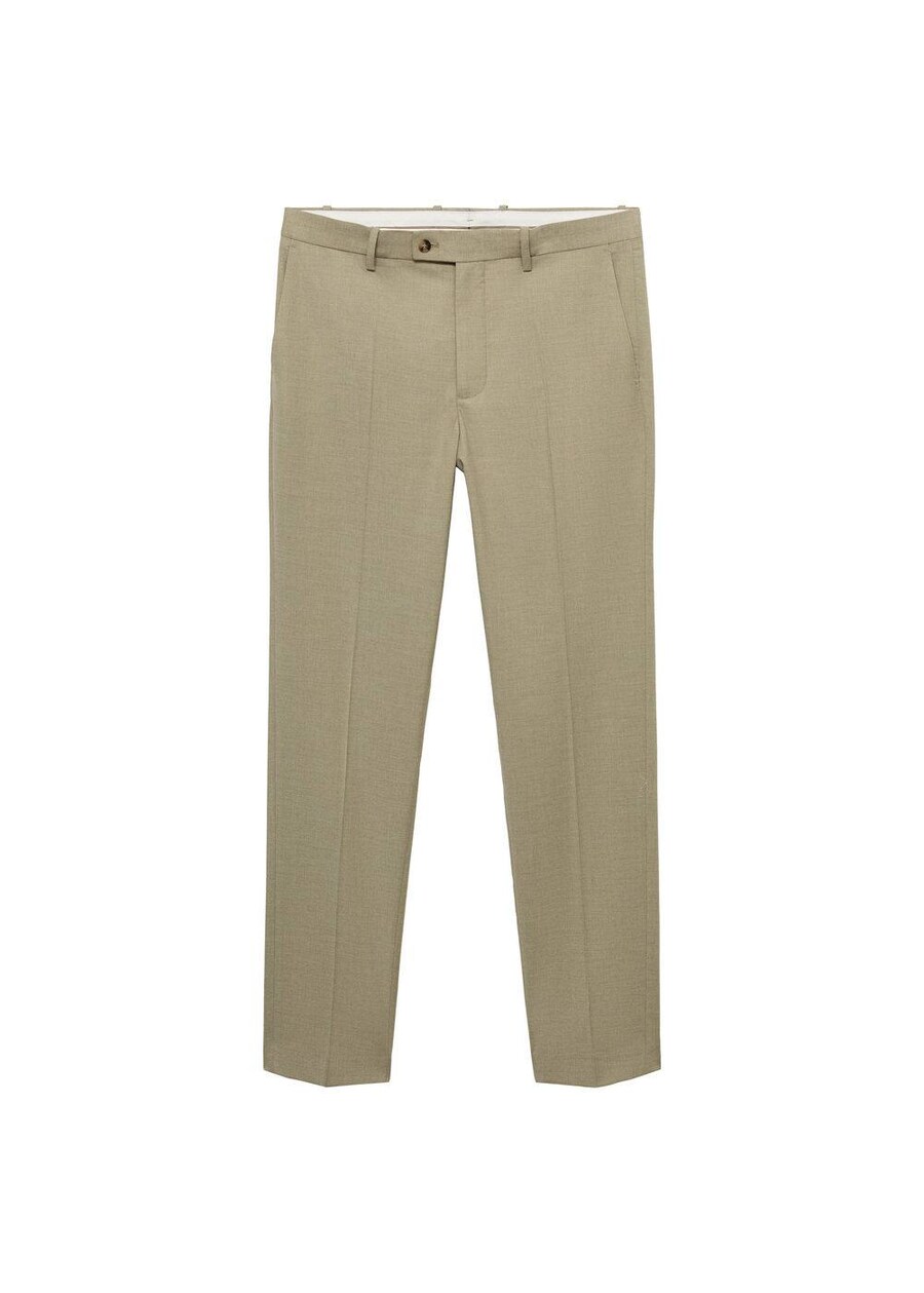 

Узкие брюки со складками MANGO MAN Milan, Khaki
