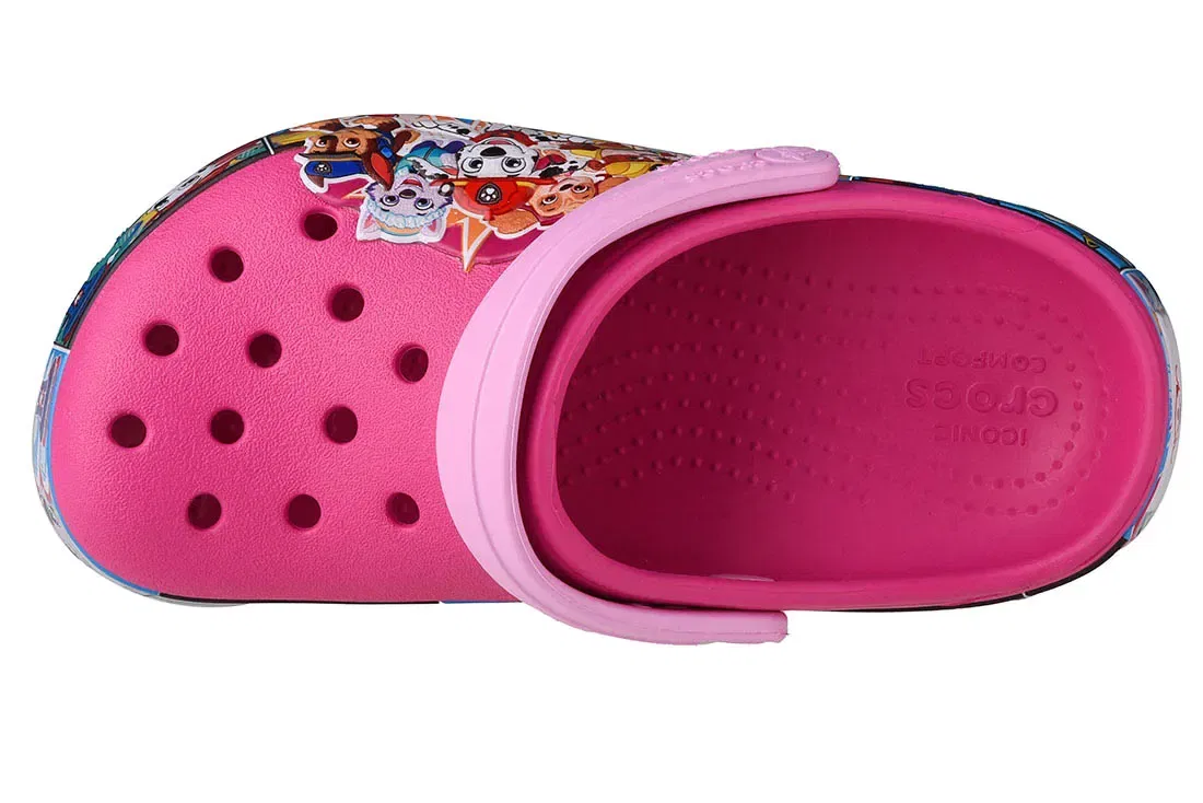 Босоножки для девочек Paw Patrol Crocs розовые — фото 3