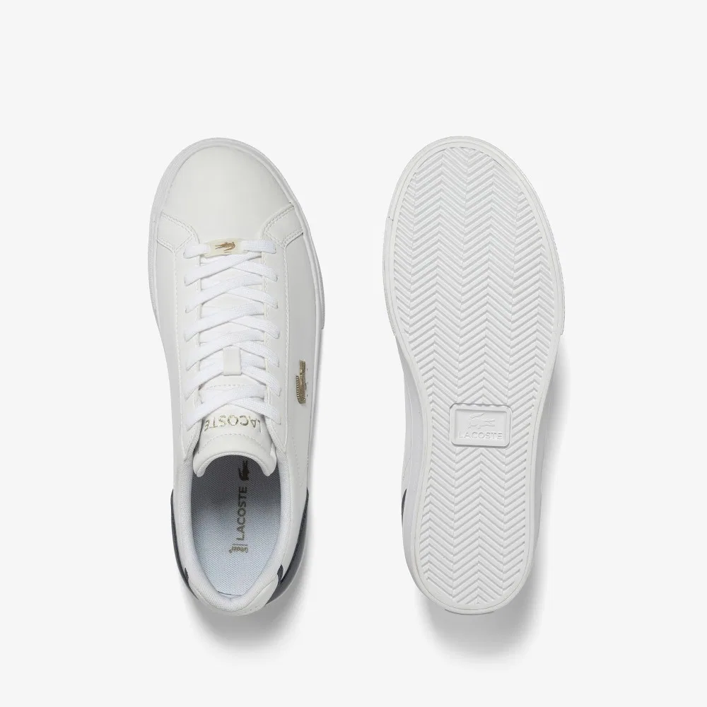 Мужские низкие кожаные кеды Lacoste Lerond Pro, белые — фото 4