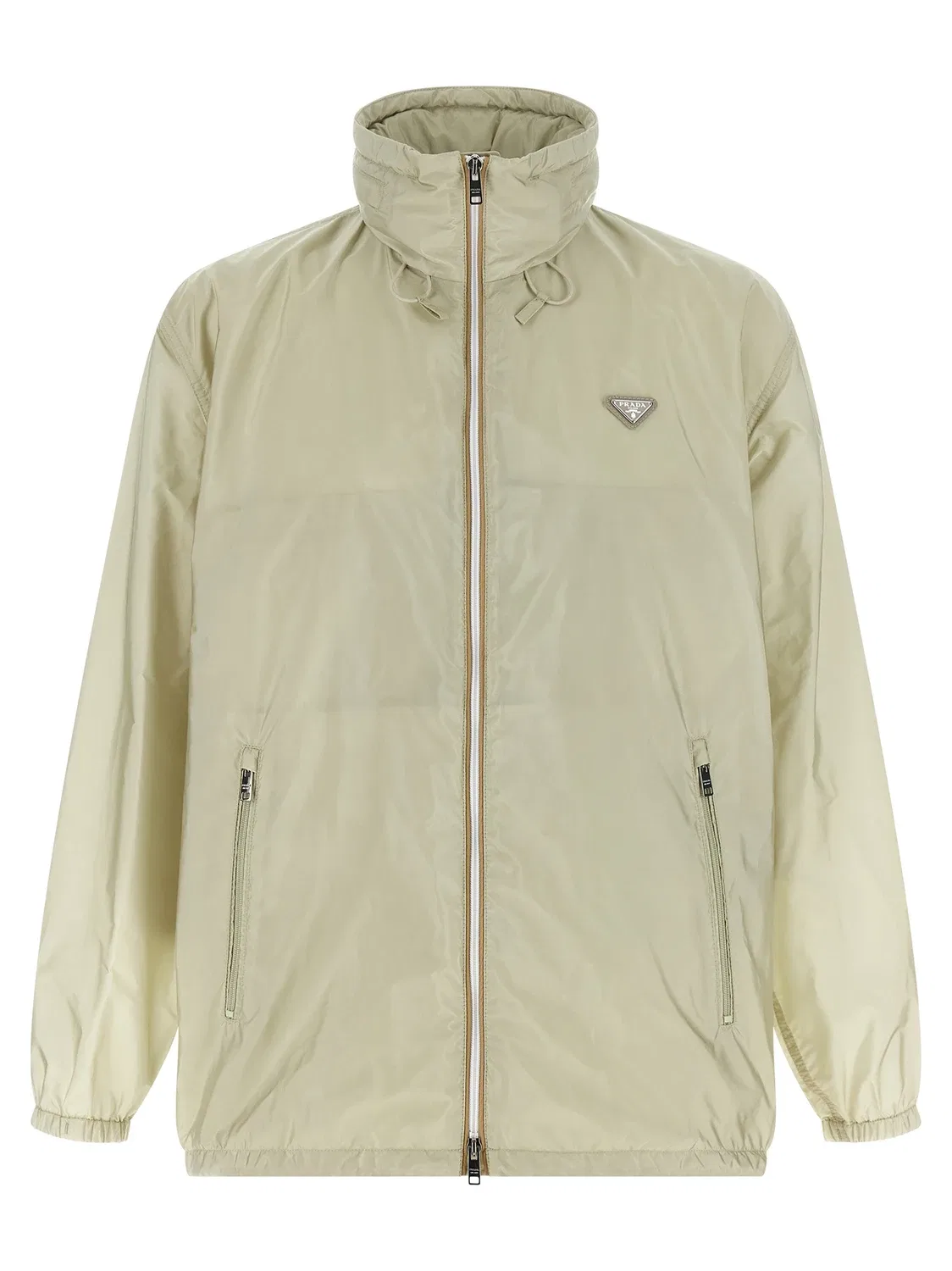 Ветровка Re-Nylon Feather Prada, бежевый