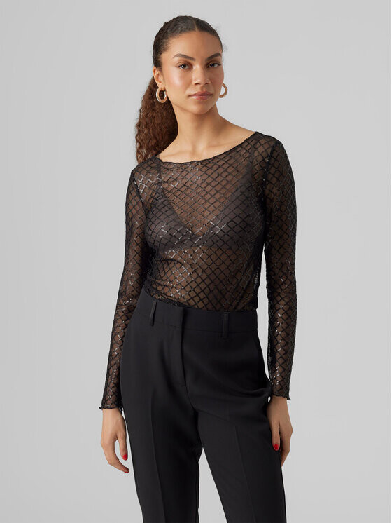 

Блуза стандартного кроя Vero Moda, черный