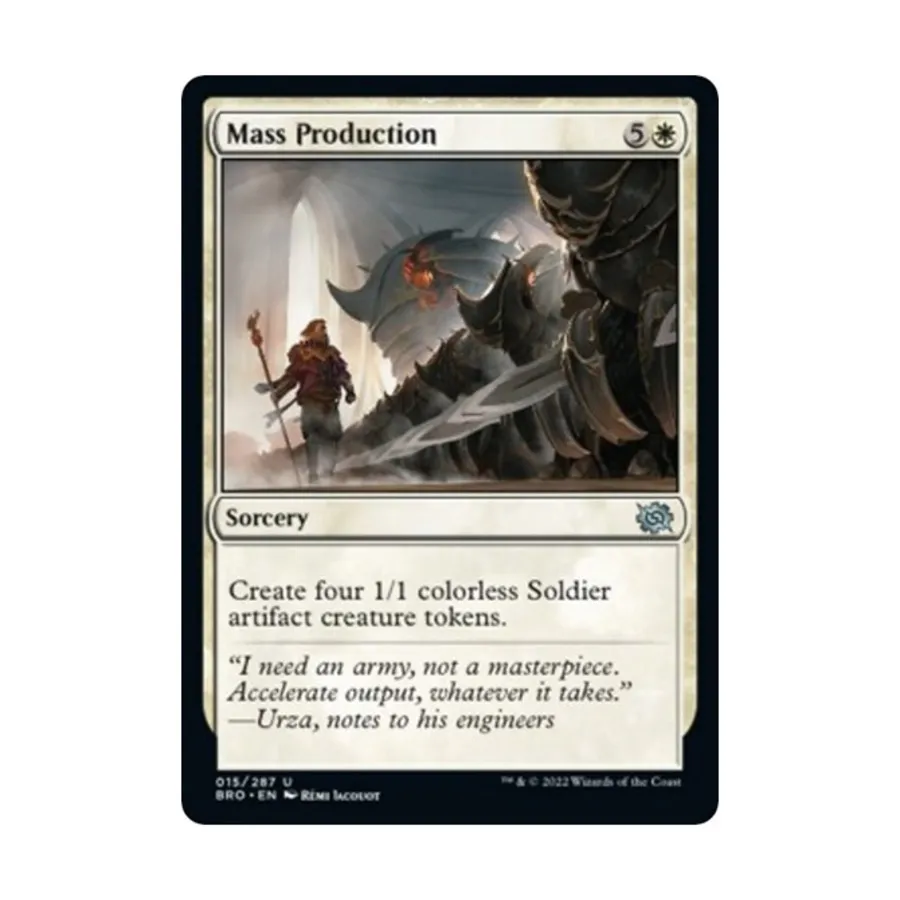 

CCG Массовое производство (U), MTG - The Brothers War